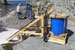 Projet - Project: Génétique de population et plasticité phénotypique du déterminisme sexuel chez lAnguille dAmérique (Anguilla rostrata) - Population genetic and phenotypic plasticity of sexual determinism in americain eels
								Étudiant - Student: Caroline Côté et collaborateur - photographe Guy Verreault Ministère Ressources Naturelles et Faune
								Site: Rivière Tardigou, Gaspésie, Québec  Tardigou River, Gaspesie, Quebec
								Description: Trappe à anguilles avec appel deau  eels trap with water call
								Date: Juin 2007 - June 2007
								